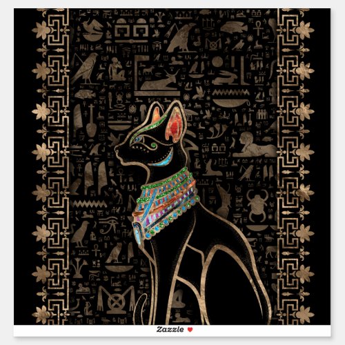 Egyptian Cat _ Bastet Sticker