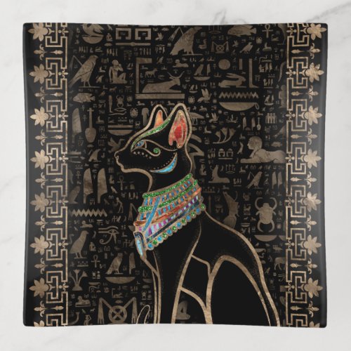 Egyptian Cat _ Bastet Trinket Tray