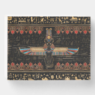 Egyptian Cat - Bastet Wooden Box Sign