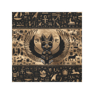 Egyptian Cat Goddess Bastet Canvas Print