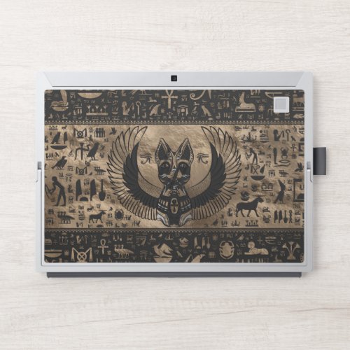 Egyptian Cat Goddess Bastet HP Laptop Skin