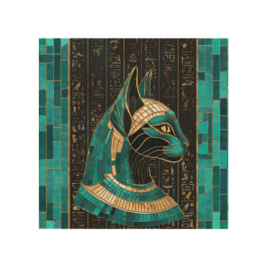 Egyptian Cat Goddess Bastet -Mosaic Art