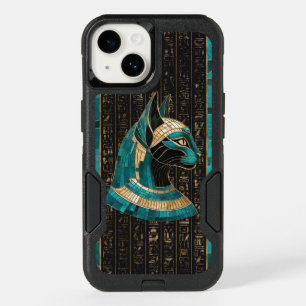 Egyptian Cat Goddess Bastet -Mosaic Art OtterBox iPhone 14 Case