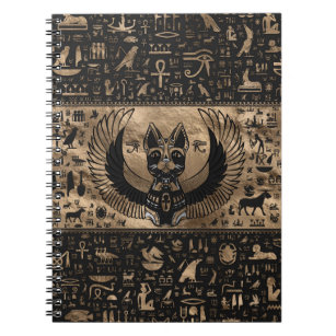 Egyptian Cat Goddess Bastet Notebook