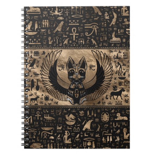 Egyptian Cat Goddess Bastet Notebook