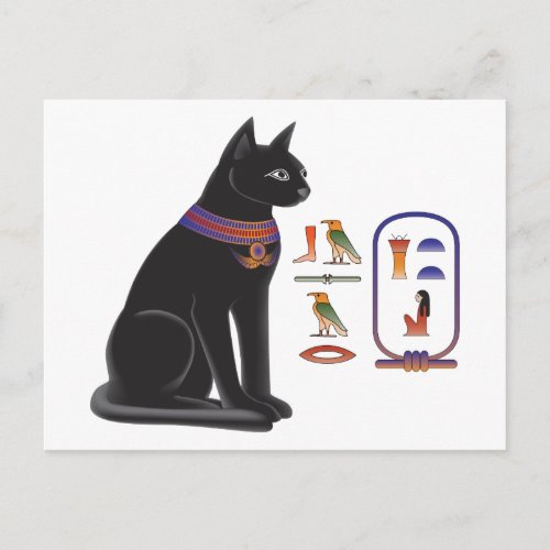 Egyptian Cat Goddess Bastet Postcard
