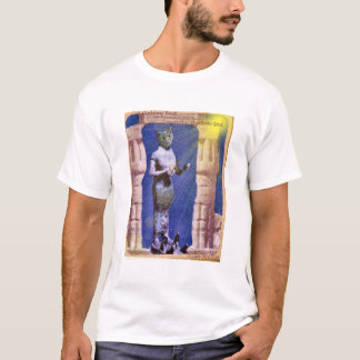 Egyptian Cat Goddess greets Ra, the Sun God T-Shirt