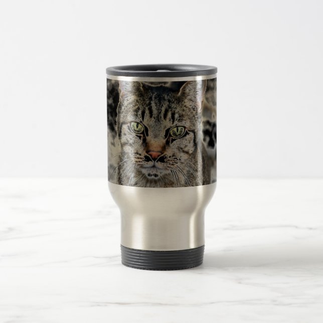 Egyptian Cat Travel Mug (Center)