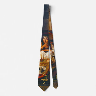 Egyptian Chess Players 1865 Neck Tie