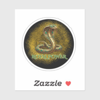 Egyptian Cobra Royal Power Sticker | Pharaoh Snake