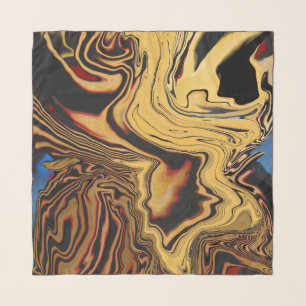 Egyptian Colors Abstract Design Scarf