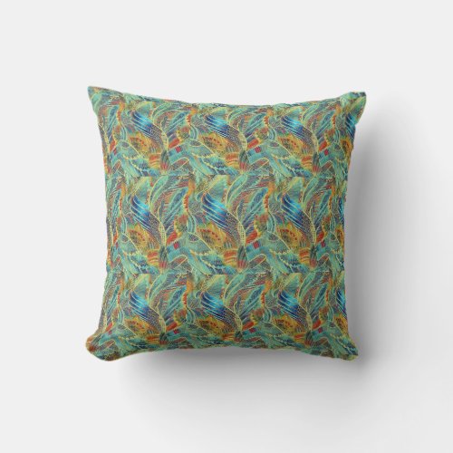 Egyptian colors pillow