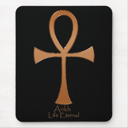 Egyptian Copper ANKH Mouse Pad