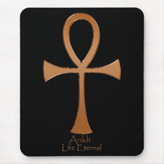 Egyptian Copper ANKH Mouse Pad (Front)