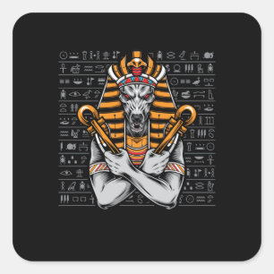 Egyptian Culture Pharaohs Egyptologist Archaeology Square Sticker