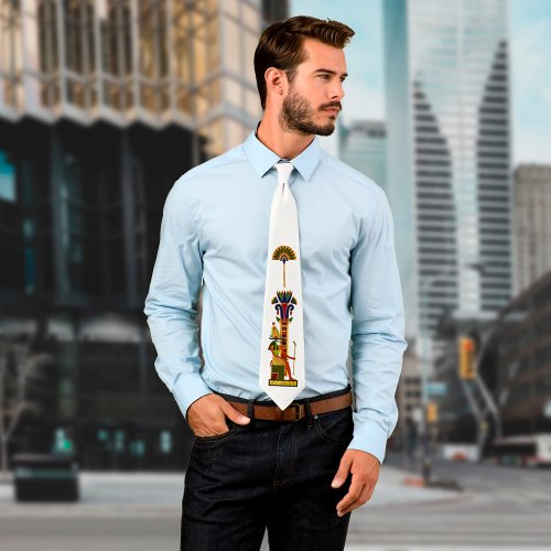 Egyptian Deity Thoth Neck Tie