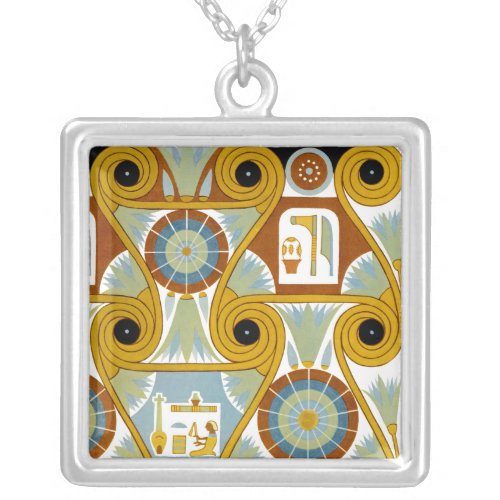 Egyptian Design 1 at Emporio Moffa Silver Plated Necklace