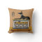 Egyptian Dog Throw Pillow