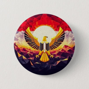 Egyptian Eagle Button