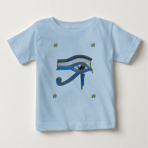 Egyptian Eye of Horus Ancient Art Designer Infants Baby T_Shirt