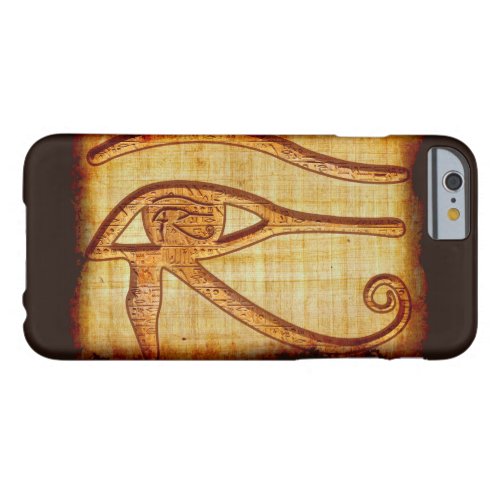 Egyptian Eye of Horus Ancient Papyrus_effect Art Barely There iPhone 6 Case