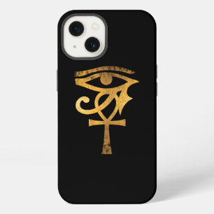 Egyptian Eye Of Horus Ankh Egypt Archeologist Gol iPhone 13 Case