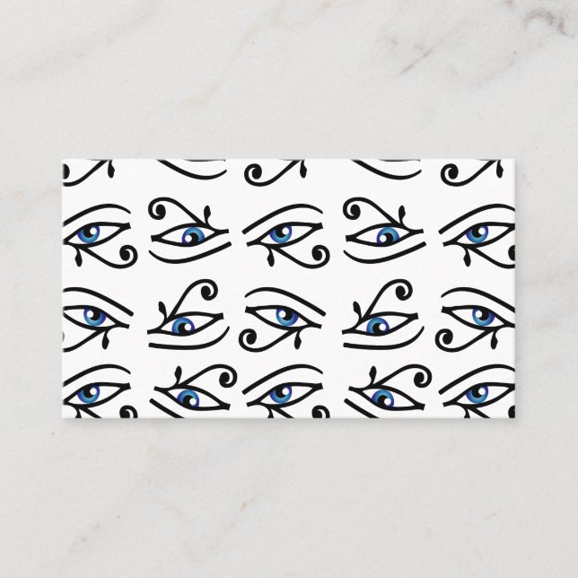 Egyptian Eye of Horus or wadjet Business Card (Front)