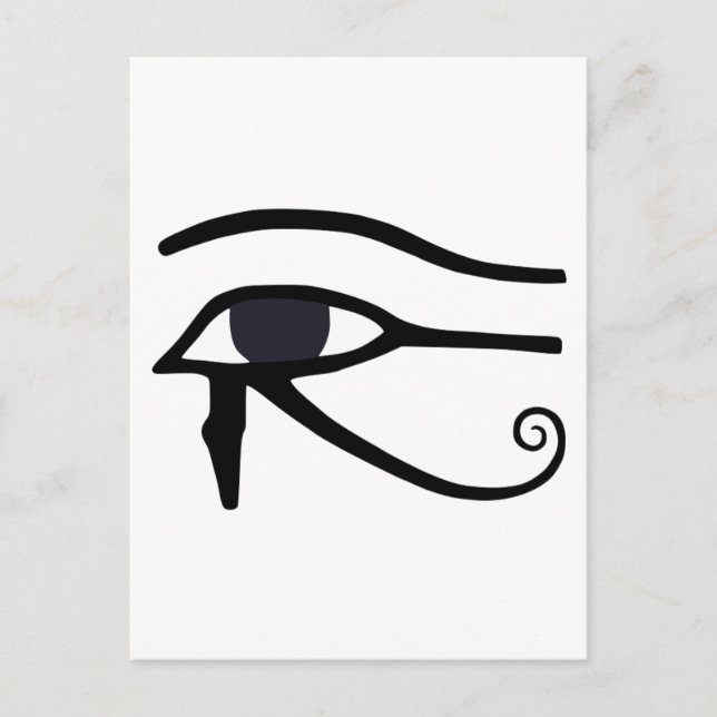 EGYPTIAN EYE OF HORUS POSTCARD (Front)