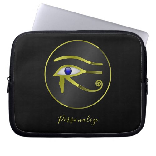 Egyptian Eye of Horus Ra Personalize Laptop Laptop Sleeve