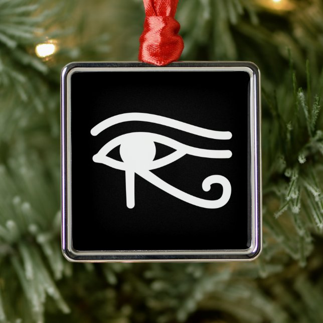 Egyptian Eye of Horus Symbol Metal Ornament (Tree)