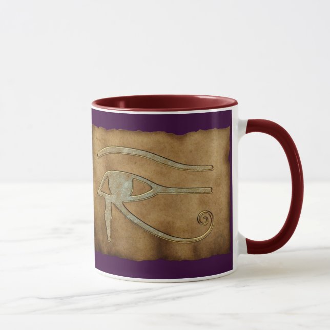 Egyptian Eye of Horus Wadjet Gift Mugs (Right)