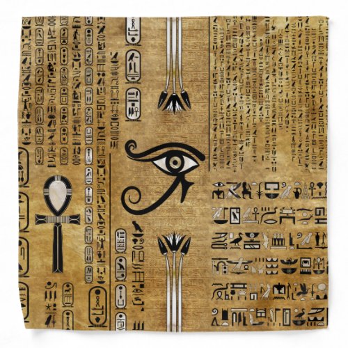 Egyptian Eye of Horus _ Wadjet Ornament Bandana