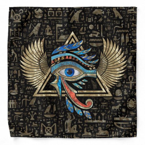 Egyptian Eye of Horus _ Wadjet Ornament Bandana