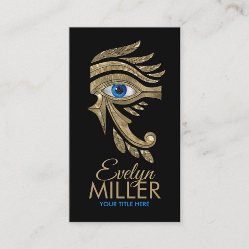 Egyptian Eye of Horus _ Wadjet Ornament Business Card