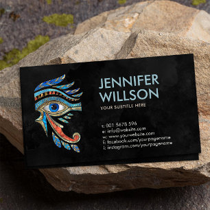 Egyptian Eye of Horus - Wadjet Ornament Business Card
