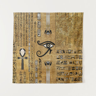 Egyptian Eye of Horus - Wadjet Ornament Tapestry