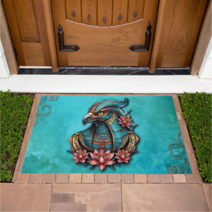 Egyptian Falcon God. Doormat