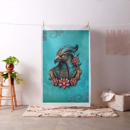Egyptian Falcon God.  Fabric