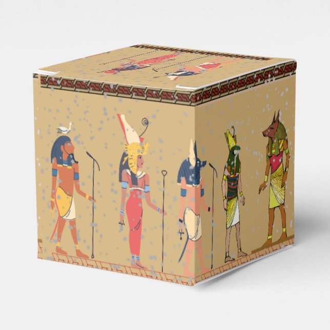Egyptian Favor wedding box (Front Side)