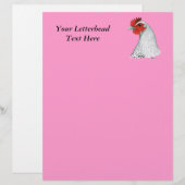 Egyptian Fayoumi: Silver Hen (Front/Back)