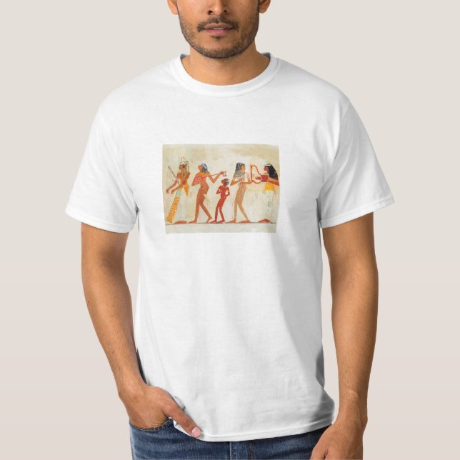 Egyptian Female Musicians Dynasty 18 1390 B.C T-Shirt (Front)