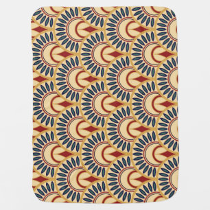Egyptian Fish Scales: Seamless Motif. Baby Blanket