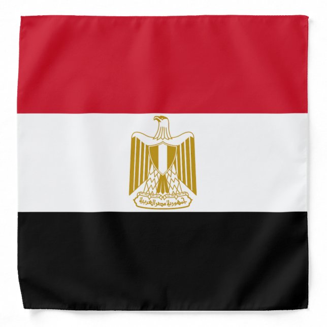 Egyptian flag bandana (Front)