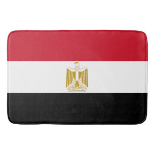 Egyptian flag bath mat