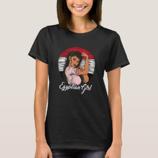 Egyptian Flag Egypt Egyptian Girl T-Shirt