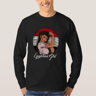 Egyptian Flag Egypt Egyptian Girl T-Shirt