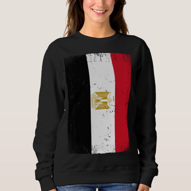 Egyptian Flag Egypt Sweatshirt (Front)
