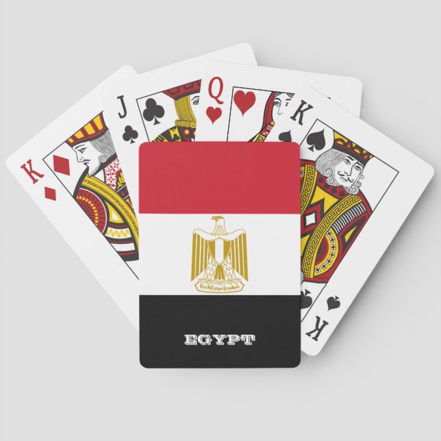 Egyptian Flag Games, Egypt Playing Cards (Back)