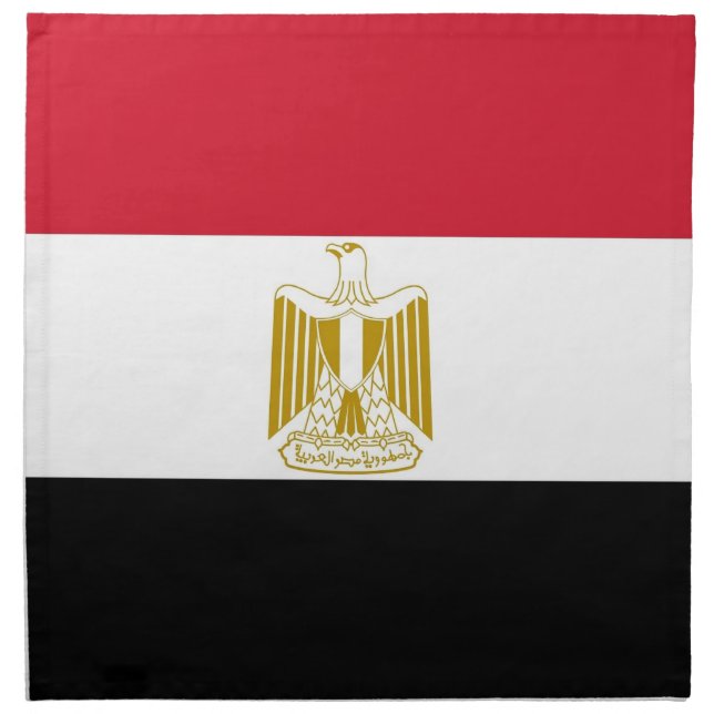Egyptian Flag on MoJo Napkin (Front)