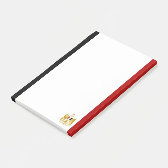 Egyptian flag post-it notes (Angled)